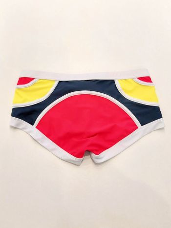 Andrew Christian Swim Trunks Neon Yellow 4