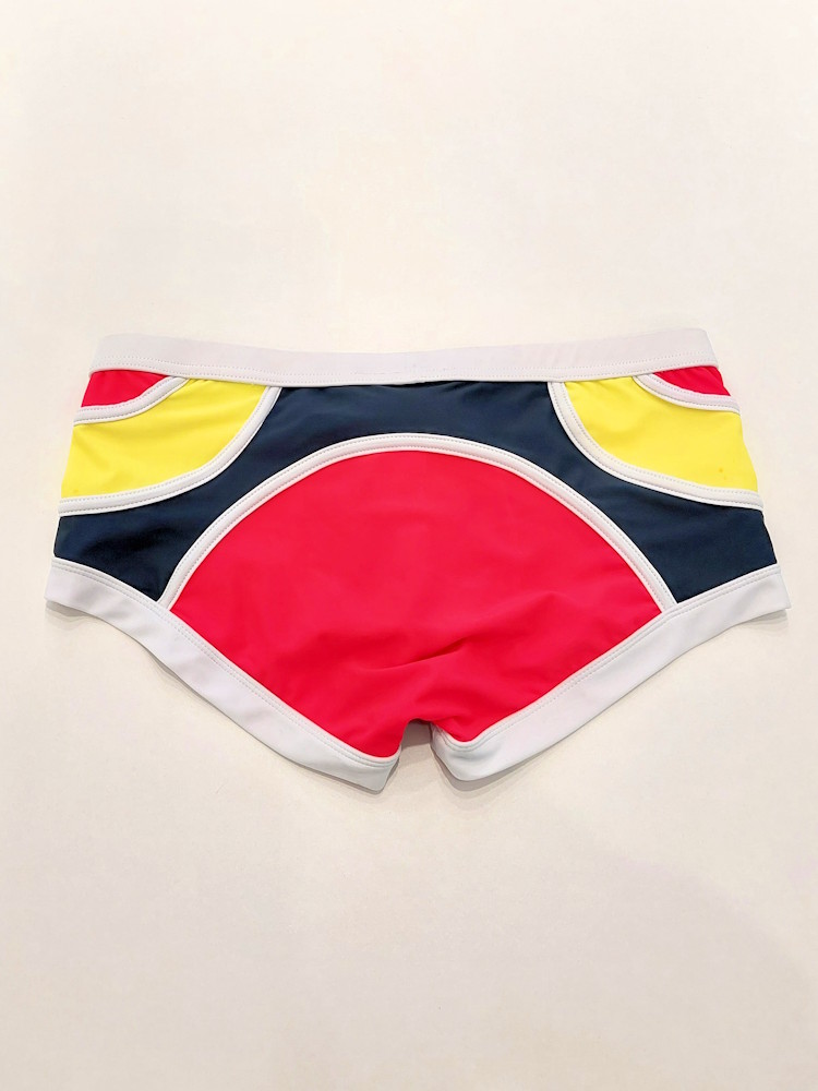 Andrew Christian Swim Trunks Neon Yellow 4