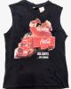 Coca Cola Holidays Sleeveless Tee Black 1