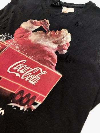 Coca Cola Holidays Sleeveless Tee Black 4