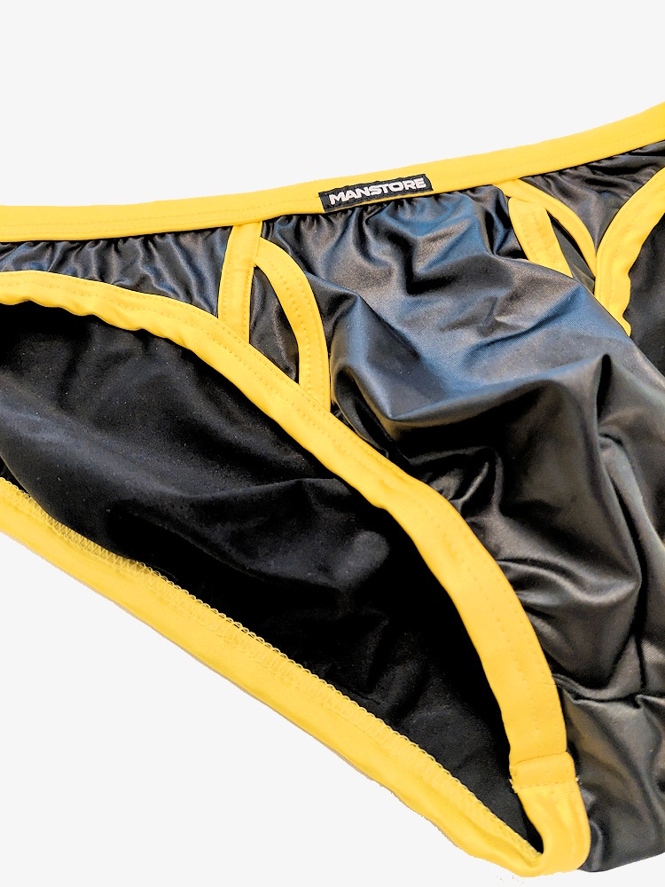 Manstore Retro Brief Black Yellow 4