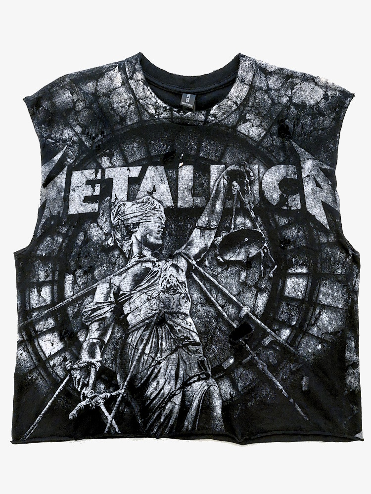 Metallica Cropped Top Black 1