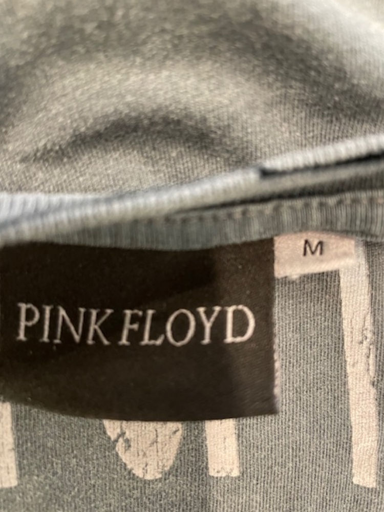 Distressed T Shirt Pink Floyd Grey UNTAGGED By BodywearStore