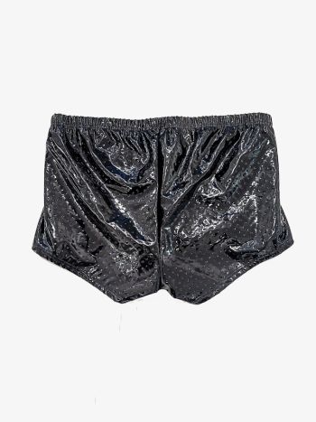 Manstore Zipped Minipants Lacquer Black 2