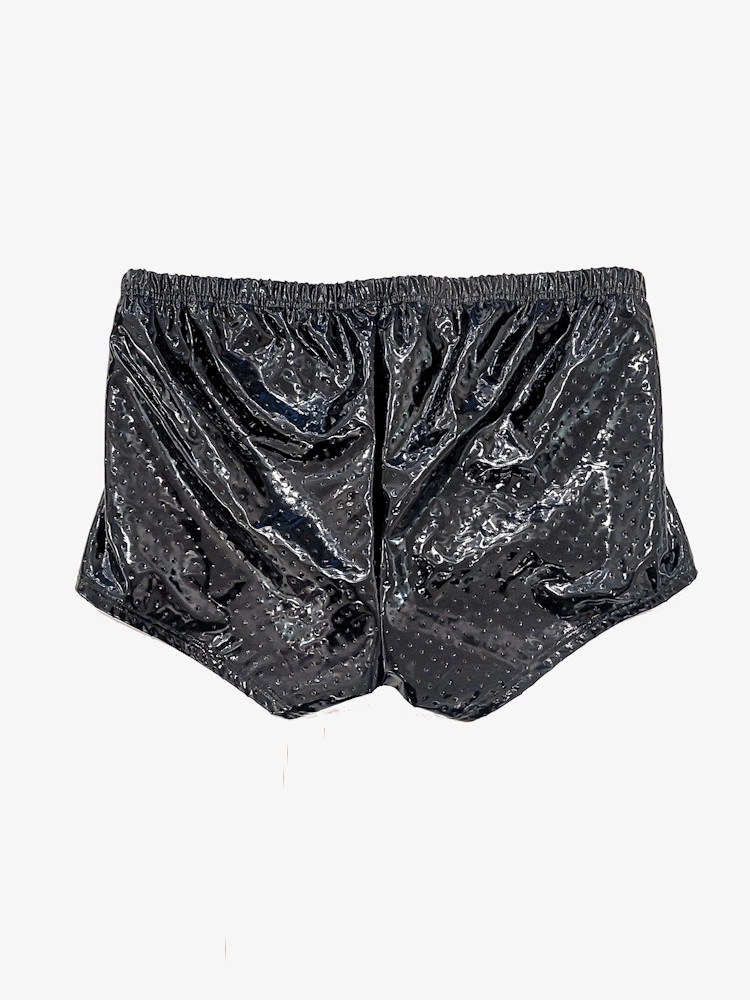 Manstore Zipped Minipants Lacquer Black 2