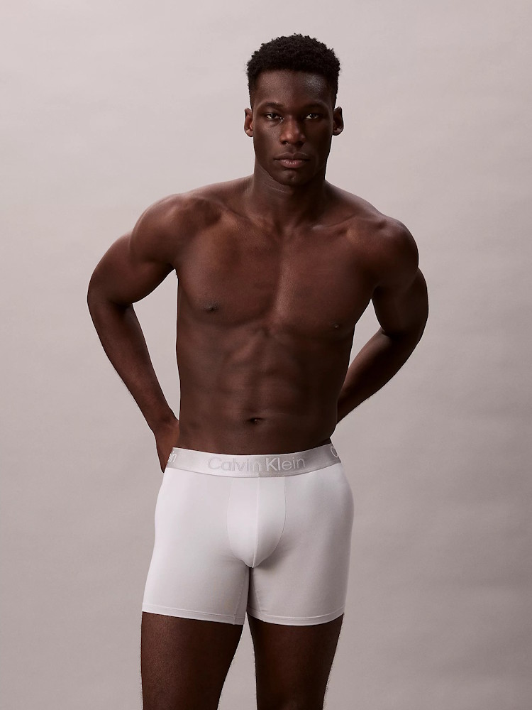 Calvin Klein 3 Pack Boxer Brief Lv00nb4124 0hd Teal Marine 2