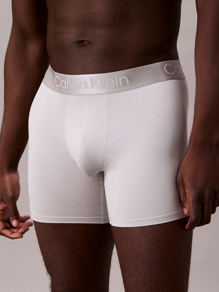 Calvin Klein 3 Pack Boxer Brief Lv00nb4124 0hd Teal Marine 3