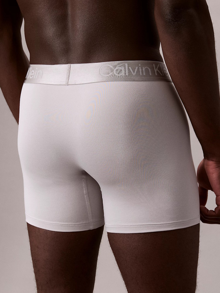 Calvin Klein 3 Pack Boxer Brief Lv00nb4124 0hd Teal Marine 4