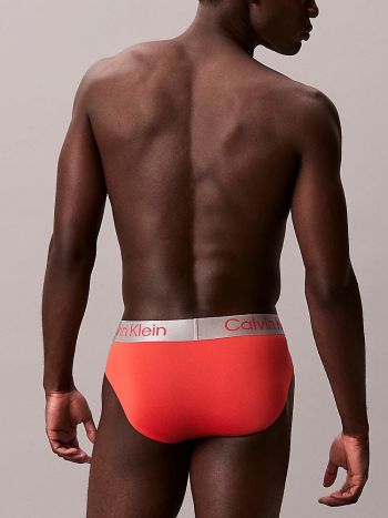 Calvin Klein 3 Pack Hip Brief Lv00nb4122 0hd Teal Marine 3