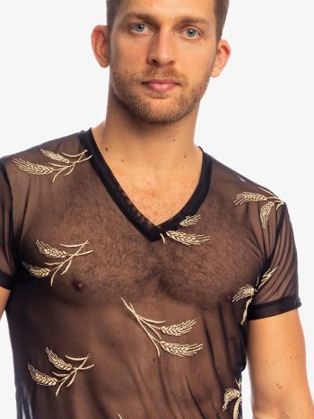 L'homme Invisible Epi D'or T Shirt MY73 Black 4