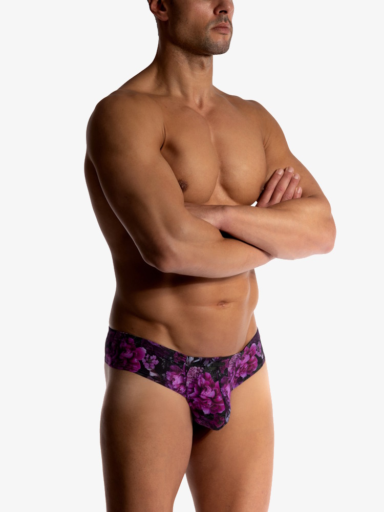 Manstore M800 Cheeky Brief 210625 Roses 2