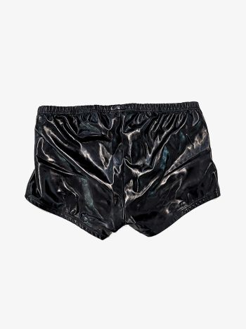 Manstore Minipants Wetlook Black 1