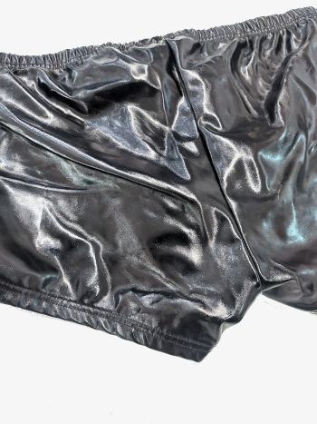 Manstore Minipants Wetlook Black 3