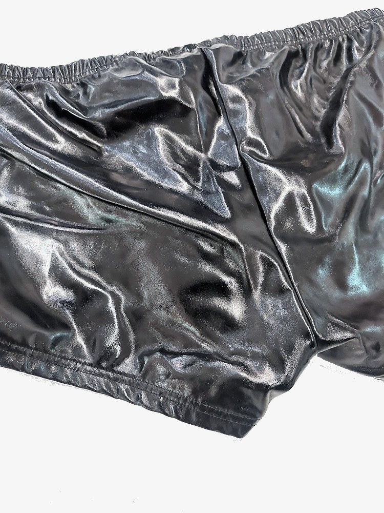 Manstore Minipants Wetlook Black 3