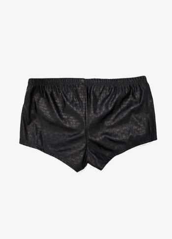 Manstore Popper Pants Quilted Leather Look Black 2