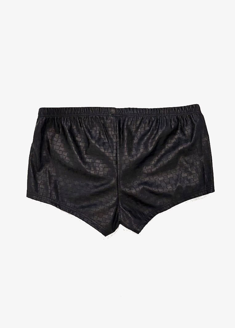 Manstore Popper Pants Quilted Leather Look Black 2