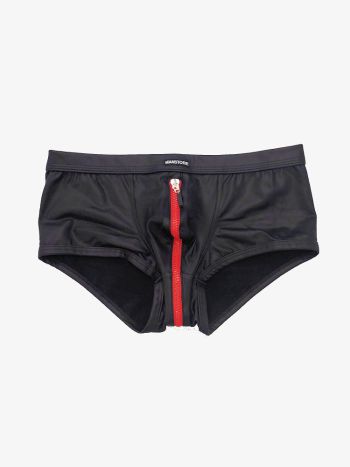 Manstore Zipped Trunk Leather Look Black 1