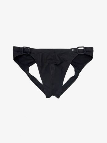 Rufskin Raven Classic Ruferized Jockstrap Black 1
