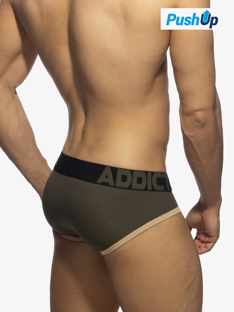 Addicted Ad1358 Naked Feeling Brief Kaki 1
