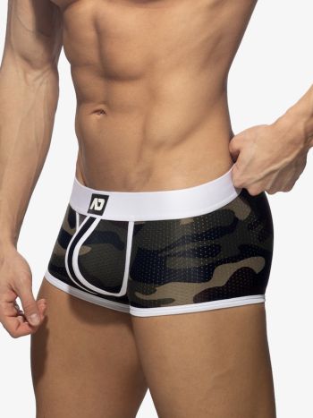 Addicted Ad765 Camo Stripe Boxer White 1