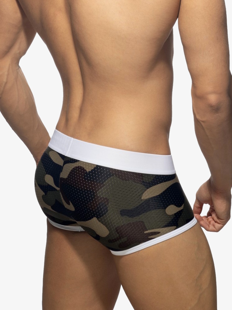 Addicted Ad765 Camo Stripe Boxer White 3