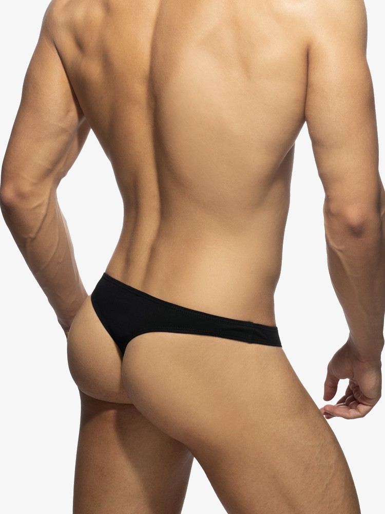 Addicted Ad986 Cotton Thong Black 1