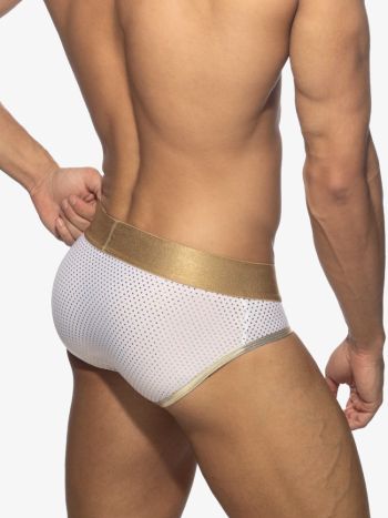 Addicted Adp18 Gold Spots Party Brief Gold 3