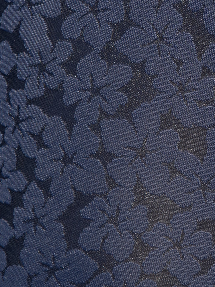 Es Collection Un595 Daisy Flower Trunk Navy 1