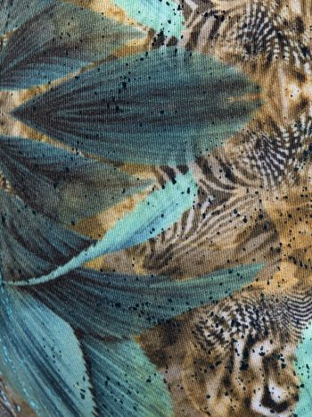 Es Collection Un645 Safari Bikini Brief Turquoise 1