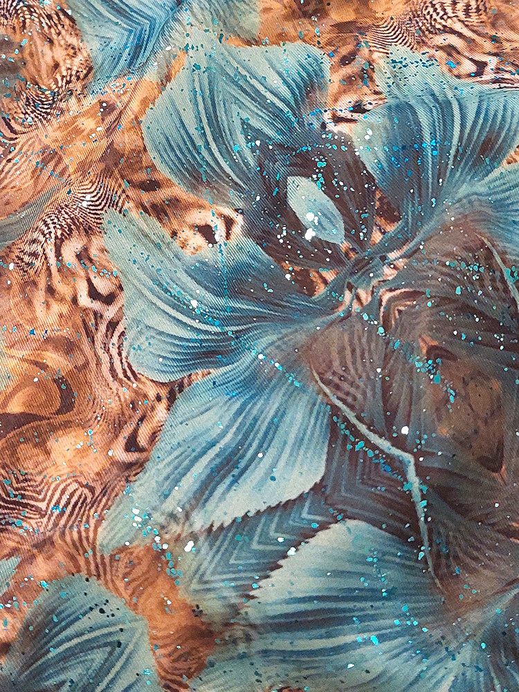 Es Collection Un645 Safari Bikini Brief Turquoise 5