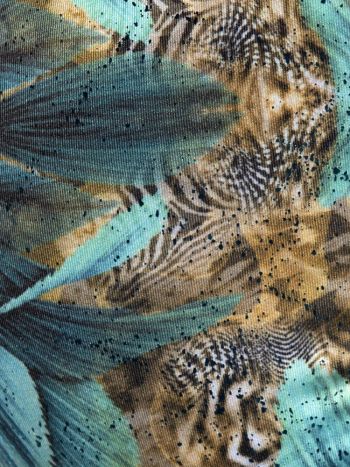 Es Collection Un646 Safari Trunk Turquoise 1