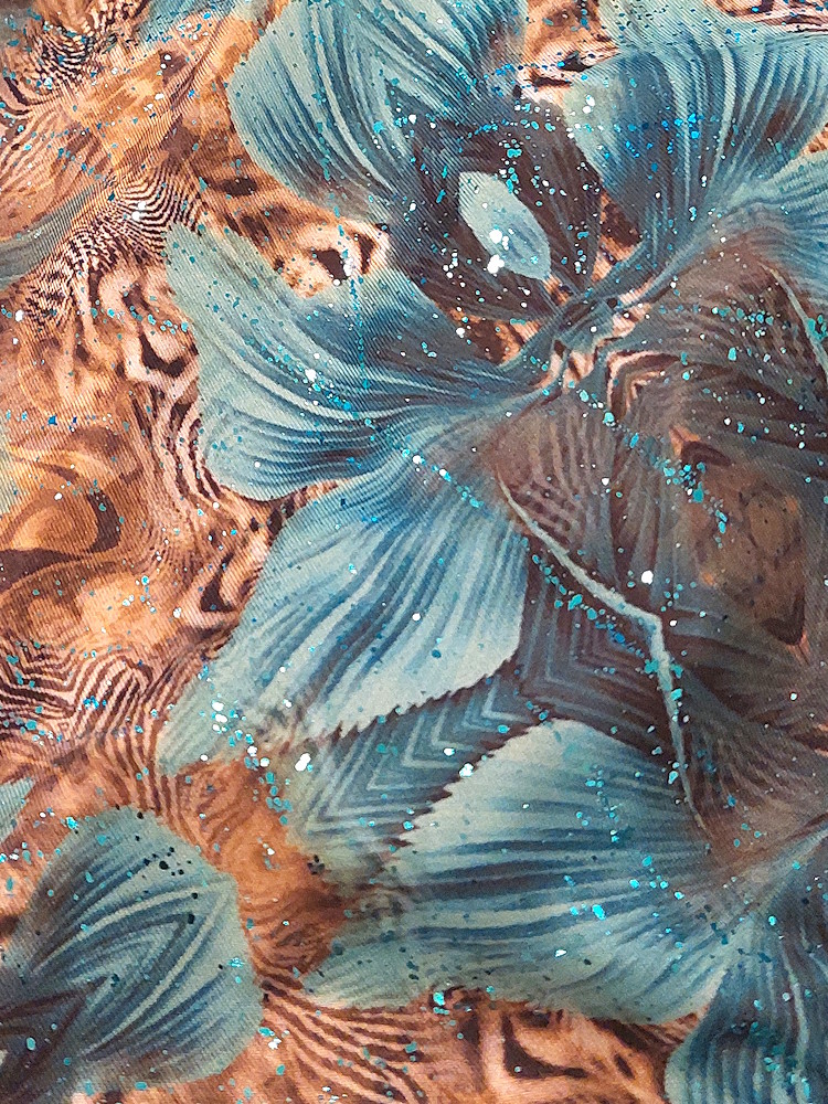 Es Collection Un646 Safari Trunk Turquoise 5