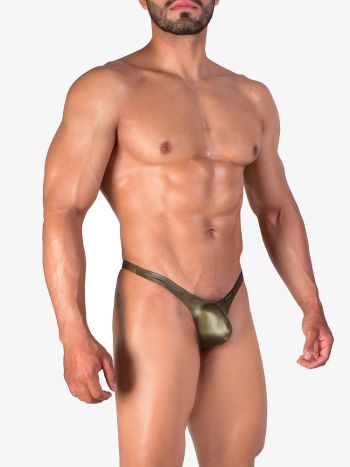 Joe Snyder Bulge Thong Jsbul02 Green Metallic 2