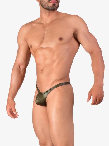 Joe Snyder Bulge Thong Jsbul02 Green Metallic 4