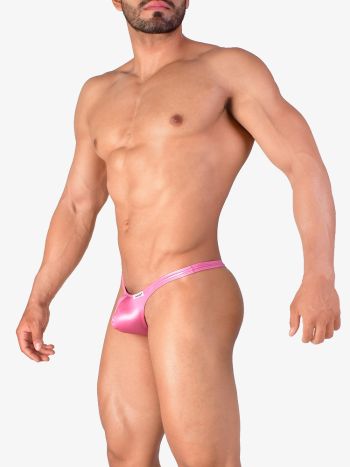 Joe Snyder Bulge Thong Jsbul02 Pink Metallic 5