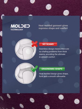 Addicted Ad1401 Cum Dots Bikini Brief Aubergine 2