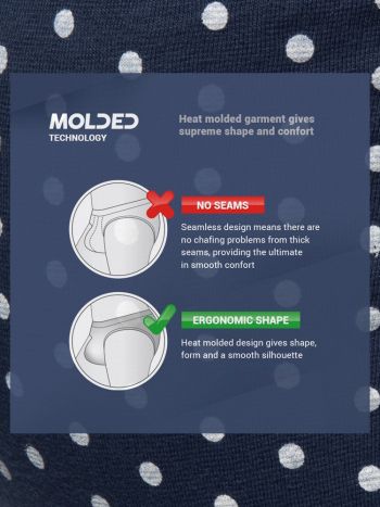 Addicted Ad1401 Cum Dots Bikini Brief Navy 2