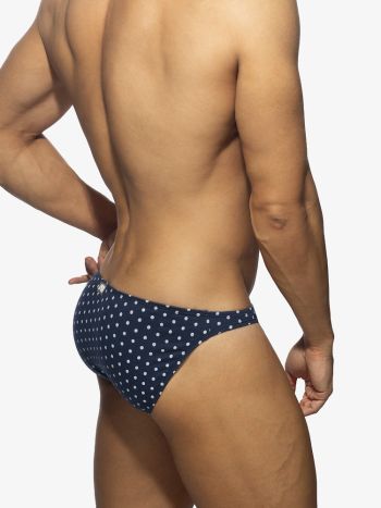 Addicted Ad1401 Cum Dots Bikini Brief Navy 3