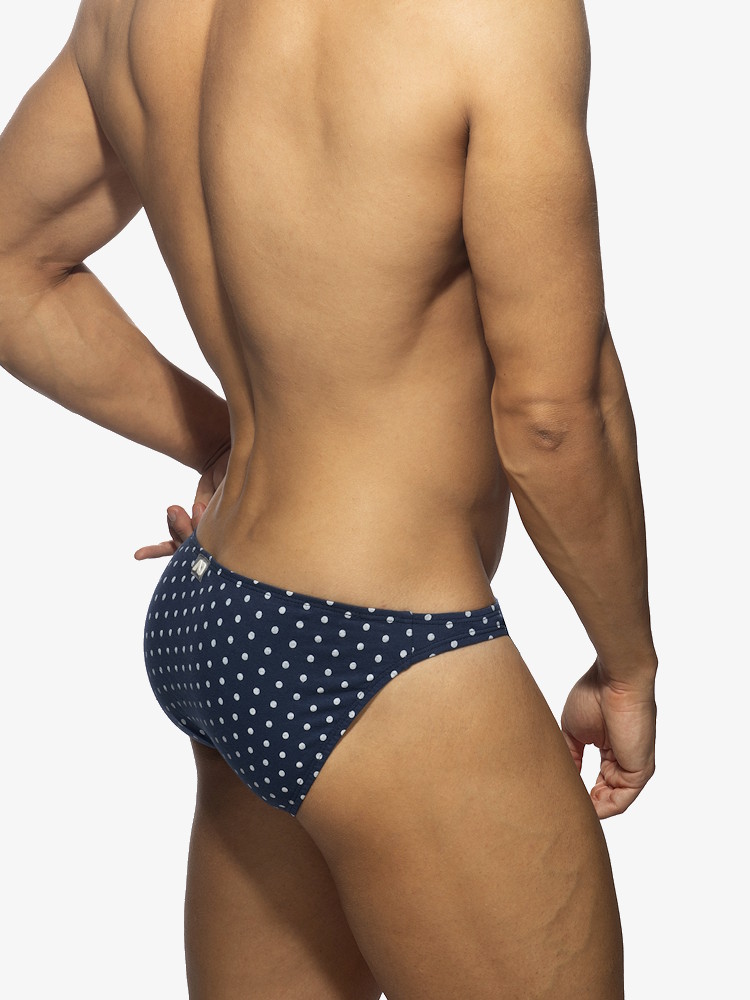 Addicted Ad1401 Cum Dots Bikini Brief Navy 3