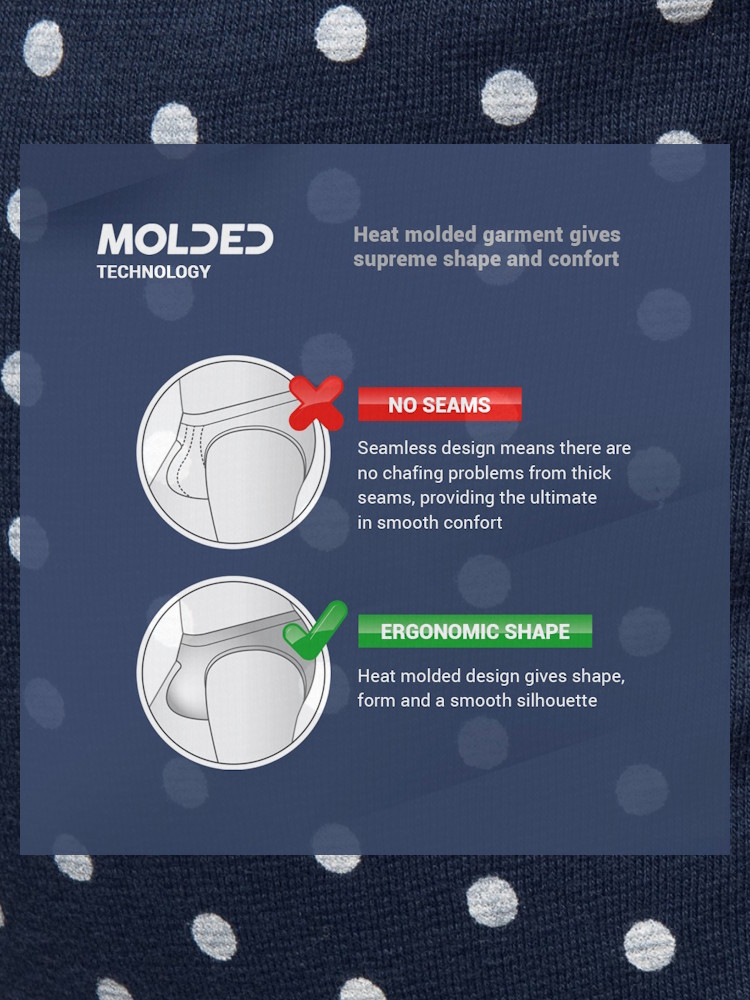 Addicted Ad1402 Cum Dots Thong Navy 2