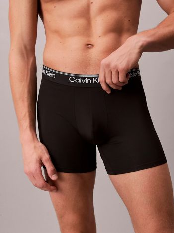 Calvin Klein 3 Pack Boxer Briefs Microfiber Stretch Lv00nb4410 3zn Mint 3