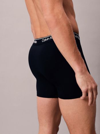 Calvin Klein 3 Pack Boxer Briefs Microfiber Stretch Lv00nb4410 3zv Shoreline 4