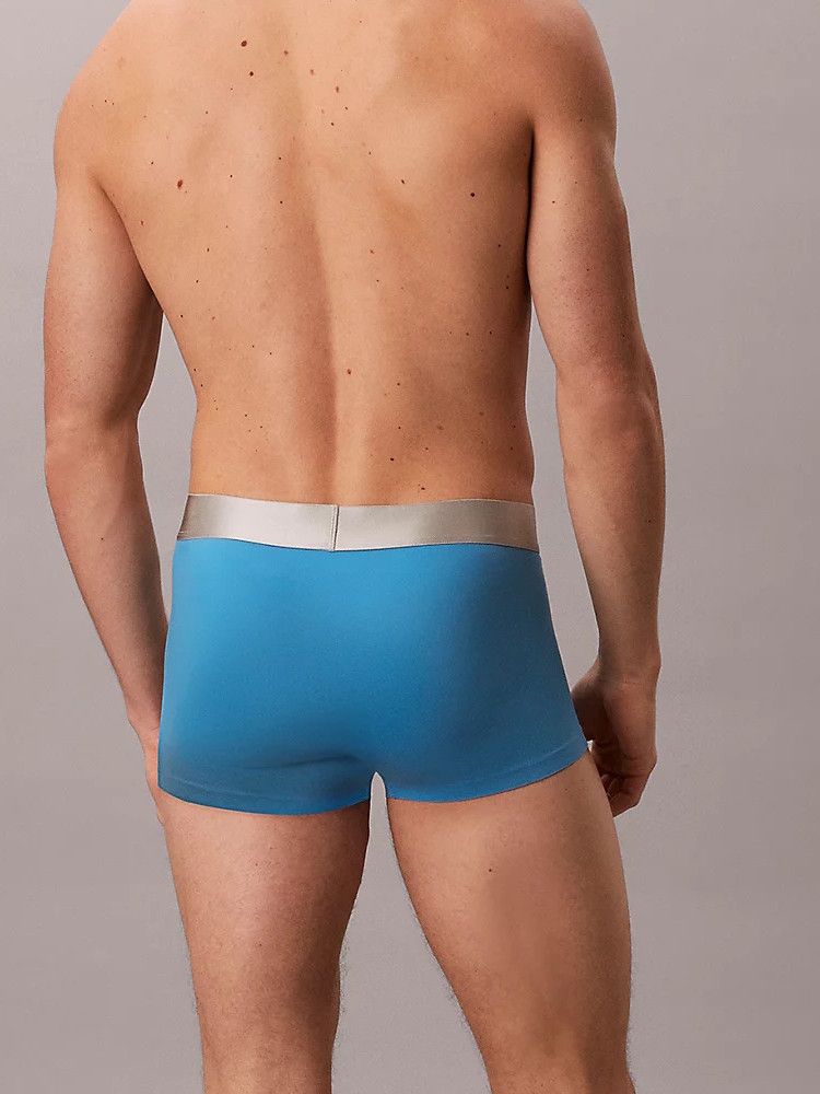 Calvin Klein Brushed Microfiber Low Rise Trunk Lv00nb412 CDJ Cendre Blue 3