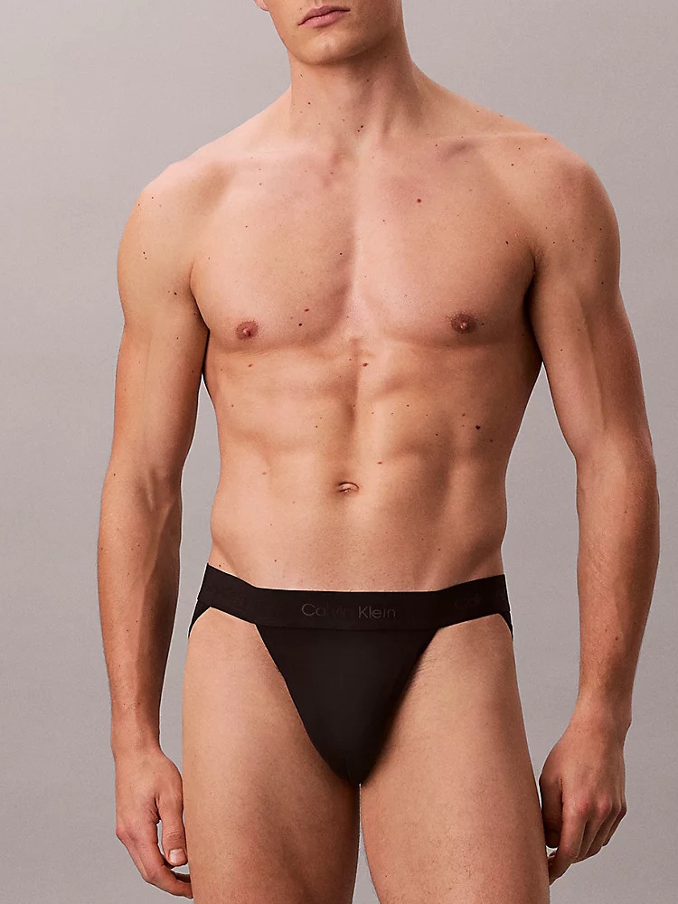 Calvin Klein Microfiber Lace Sport Brief Lv00nb4515 Ub1 Black 4