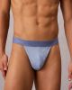 Calvin Klein Microfiber Lace Thong Lv00nb4570 44j Blue Tulip 1