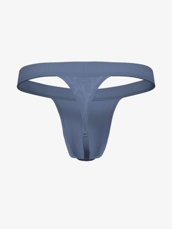 Calvin Klein Microfiber Lace Thong Lv00nb4570 44j Blue Tulip 6