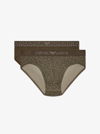 Emporio Armani Underwear Brief 2 Pack Stretch Cotton EM000251 Turtle Flower