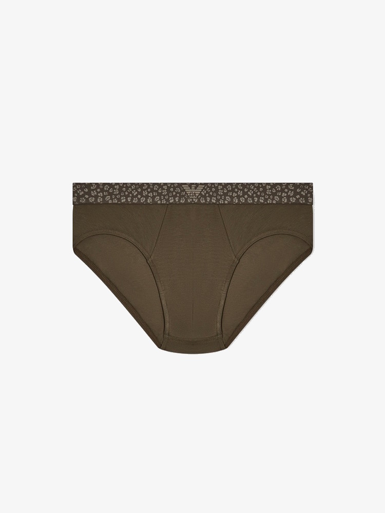 Emporio Armani Underwear Brief 2 Pack Stretch Cotton EM000251 Turtle Flower