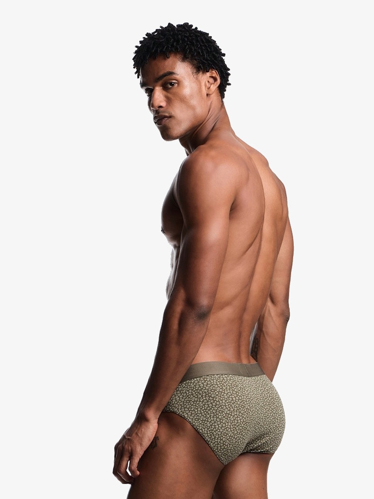 Emporio Armani Underwear Brief 2 Pack Stretch Cotton EM000251 Turtle Flower