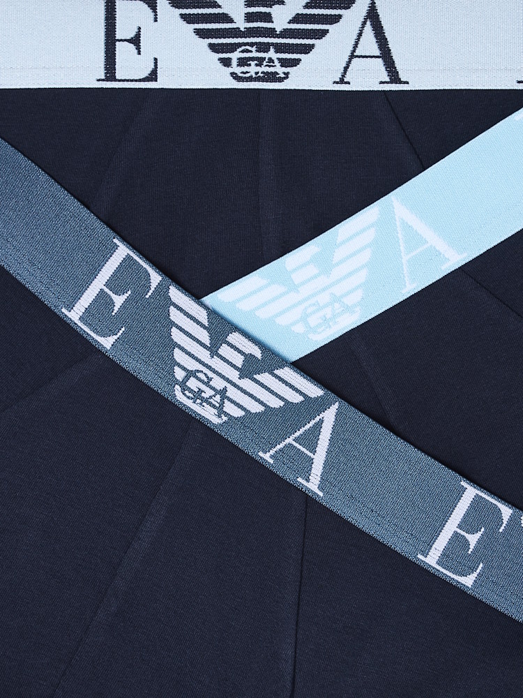 Emporio Armani Underwear Brief 3 Pack Stretch Cotton Em000258 Af20668 Mb139 Blue 1